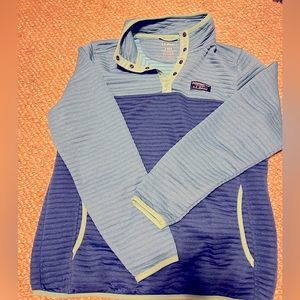 Ll bean half button pullover